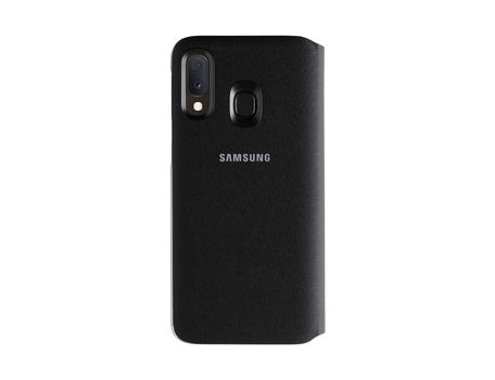 SAMSUNG Wallet Cover für Galaxy A20e Black (EF-WA202PBEGWW)