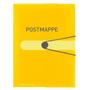 HERLITZ Gummizugmappe  A4 PP Postmappe transparent gelb