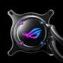 ASUS ROG STRIX LC 360 AIO cooler features ROG iconic design with addressable RGB lighting Aura (P) (90RC0070-M0UAY0)