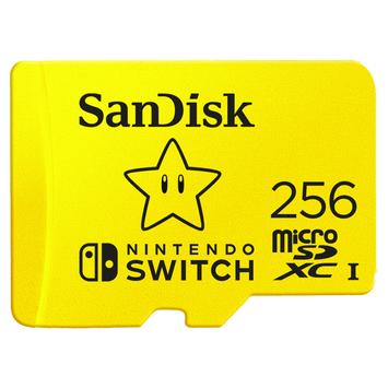 SanDisk Nintendo Switch - flashminnekort - 256 GB - microSDXC UHS-I (SDSQXAO-256G-GNCZN)