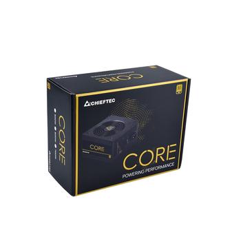 CHIEFTEC Core 600W ATX 12V 80 PLUS Gold Active PFC 120mm silent fan (BBS-600S)