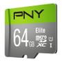 PNY MicroSD Elite 64GB (P-SDUX64U185GW-GE)