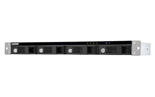 QNAP TR-004U 4-bay Rackmount 1U 12 short-depth rackmount 3.5inch SATA HDD USB 3.0 type-C hardware RAID external enclosure (TR-004U)