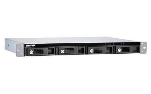 QNAP TR-004U 4-bay Rackmount 1U 12 short-depth rackmount 3.5inch SATA HDD USB 3.0 type-C hardware RAID external enclosure (TR-004U)