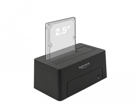 DELOCK USB Type-Câ?¢ 3.1 Docking Station for 1 x SATA HDD / SSD (63958)