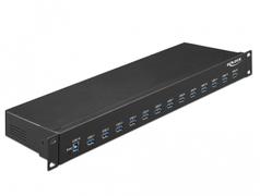 DELOCK 19 "Industrial Hub 13 x USB 3.1 Gen 1 type A, USB hub