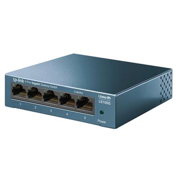 TP-LINK LiteWave 5-Port Gigabit Desktop Switch 
PORT: 5 Gigabit RJ45 Ports
SPEC: Desktop Steel Case
FEATURE: Plug and Play (LS105G)