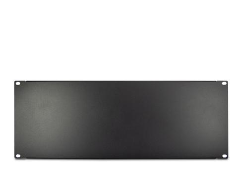 INTER-TECH 19 Blindplatte,  schwarz 4HE, geschraubt (88887271)