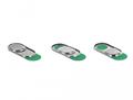 DELOCK Webcam Cover for Laptop, Tablet and Smartphone 3 pack silver