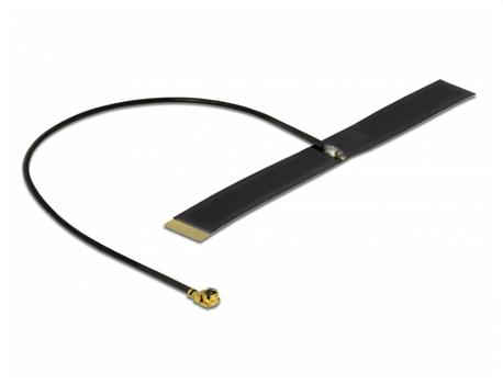 DELOCK LPWAN Antenna MHFÂ® I plug - 0.38 dBi 1.13 15 cm FPC internal self adhesive (12614)