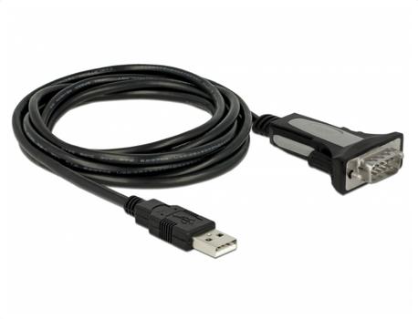 DELOCK Adapter USB Type-A to 1 x serial RS-232 DB9 3m (65962)