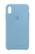 APPLE Baksidesskydd för mobiltelefon - silikon - blåklint - för iPhone XS Max