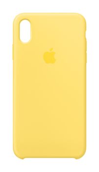 APPLE Baksidesskydd för mobiltelefon - silikon - kanariegul - för iPhone XS Max (MW962ZM/A)
