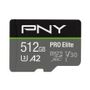 PNY Pro Elite 512GB UHS-I Class 10 MicroSDXC Memory Card (P-SDUX512U3100PRO-GE)