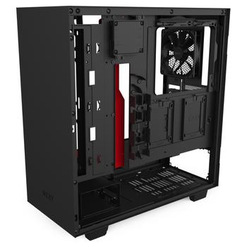 NZXT H510I Midi Tower Black, Red (CA-H510i-BR)
