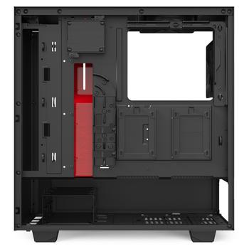 NZXT H510I Midi Tower Black, Red (CA-H510i-BR)
