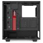 NZXT H510I Midi Tower Black, Red (CA-H510i-BR)