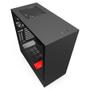 NZXT H510I Midi Tower Black, Red (CA-H510i-BR)