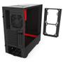 NZXT H510I Midi Tower Black, Red (CA-H510i-BR)