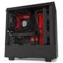 NZXT H510I Midi Tower Black, Red (CA-H510i-BR)