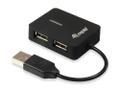 EQUIP USB-Hub 4Port Reise-USB Hub, schwarz (128952)