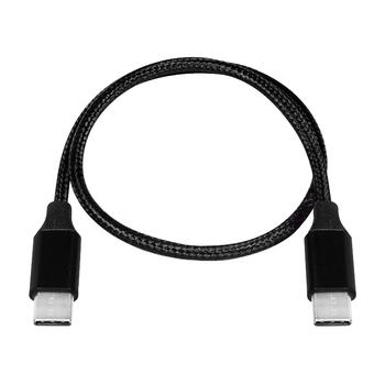 LOGILINK USB 2.0 Kabel, USB-C zu USB-C, schwarz, 0,3m (CU0153)