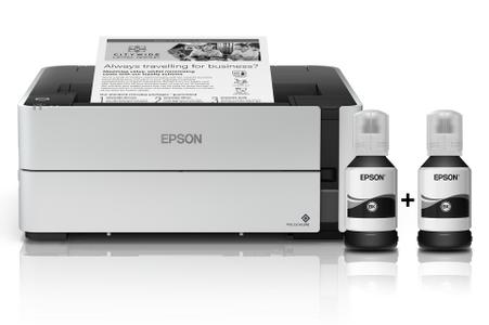 EPSON EcoTank ET-M1170 Printer Blækprinter - Monokrom - Blæk (C11CH44401)