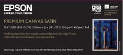 EPSON 13" Premium Satin Canvas roll 350g, 6,1m