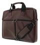 DELTACO Carrying case 15.6 Polyurethane leather Brown