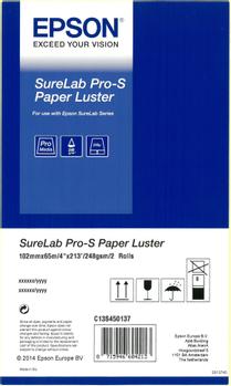 EPSON SureLab Pro-S Paper BP Luster 4x65 2 rolls (C13S450137BP)
