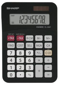 SHARP Bordsräknare EL-330FB svart (SH-EL330FBBK)