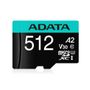 A-DATA ADATA 512GB Micro SDXC UHS-I U3 V30S A2 + Adapter (AUSDX512GUI3V30SA2-RA1)