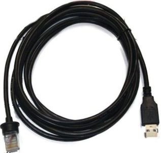 HONEYWELL Cable, USB, Black, Type A, 2.9m, Coiled, Host Power (53-53809-N-3)