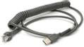 HONEYWELL Honeywell, Metrologic Cable: USB, black, Type A, 2.9m (9.5?), coiled, host power