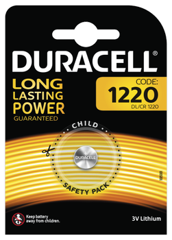DURACELL 1220 Battery, 1pk (30312)