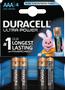 DURACELL Ultra Power AAA Batteries, 4pk