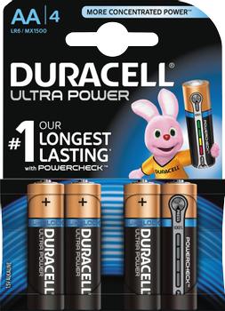 DURACELL Ultra Power AA Batteries,  4pk (2579)