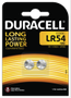 DURACELL LR54 Batteries,  2pk
