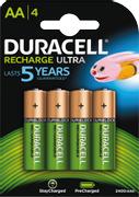 DURACELL Recharge Ultra AA 2400mAh, 4pk - Precharged (57050)