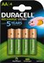 DURACELL Recharge Ultra AA 2400mAh, 4pk - Precharged