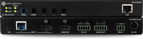Atlona 4K/UHD HDBaseT and HDMI Scaler receiver with Video Wall Processing (AT-HDVS-SC-RX)