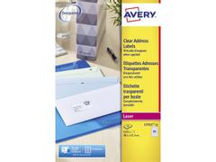AVERY Transparente etiketter 38,1x21,2 1625/P