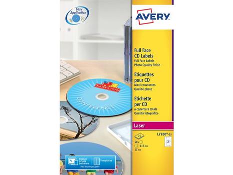 AVERY Printer Label White (L7760-25)