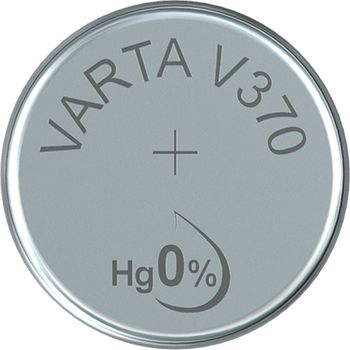VARTA V370/SR69 Silver Coin Watch J-Pack (370101111)
