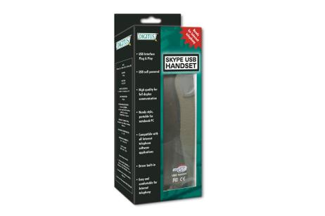 Digitus SKYPE USB telephone handset DA-70772 - IP-håndsett (DA-70772)