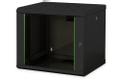 DIGITUS 9U WALL MOUNTING CABINET 509X600X450 MM COLOR BLACK ACCS