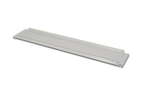 DIGITUS 2U blank panel color grey (RAL 7035) NS (DN-19 BPN-02)
