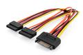 ASSMANN Electronic Internal Y-power supply Cable M/F/F. 0.3m. SATA 15