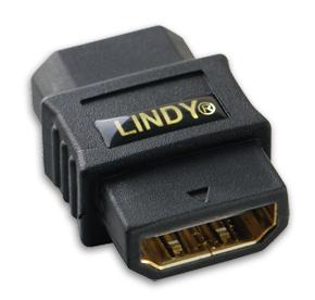 LINDY HDMI Doppelkupplung Premium Typ A  F/F  HDMI 19PO, vergoldet (41230)