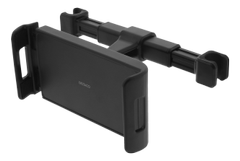 DELTACO Nakkestøttebeslag til telefoner og tablets, 360° rotation, sort
